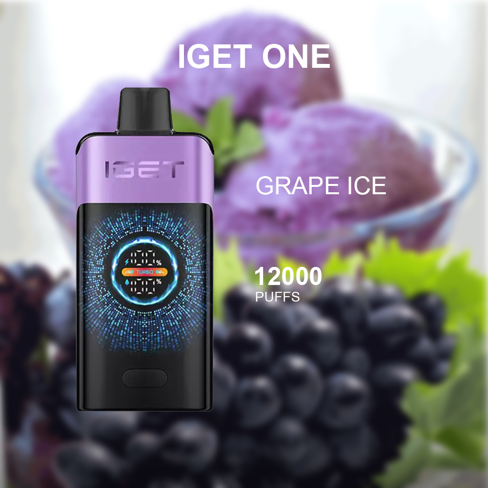 IGET ONE - GRAPE ICE - 12000 PUFFS — Buy Online Australia | Buy Vape Online