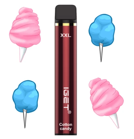 IGET XXL COTTON CANDY - 1800 PUFFS — Buy Online Australia | Buy Vape Online