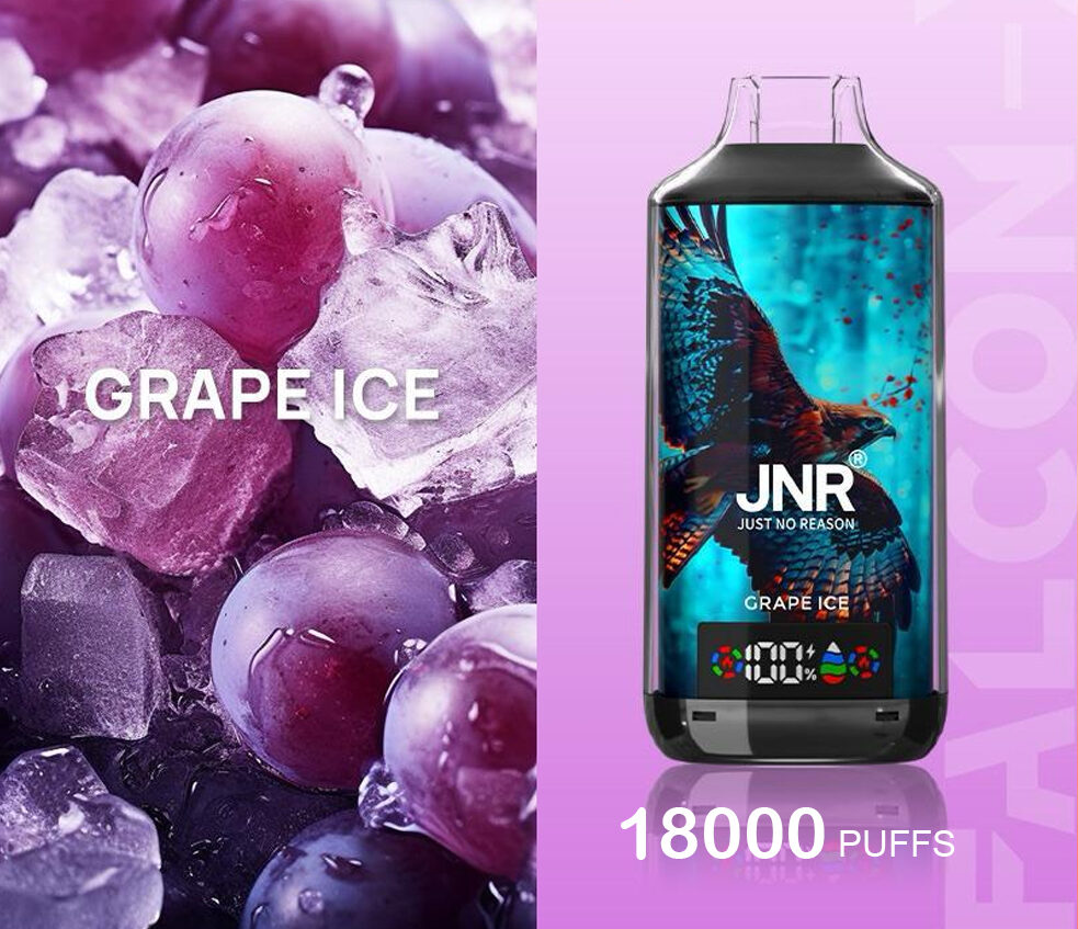 JNR FALCON - X GRAPE ICE - 18000 PUFFS — Buy Online Australia | Buy Vape Online