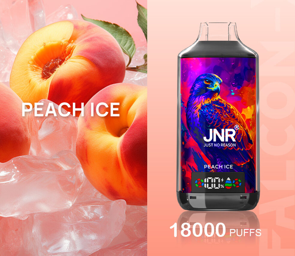 JNR FALCON - X PEACH ICE - 18000 PUFFS — Buy Online Australia | Buy Vape Online