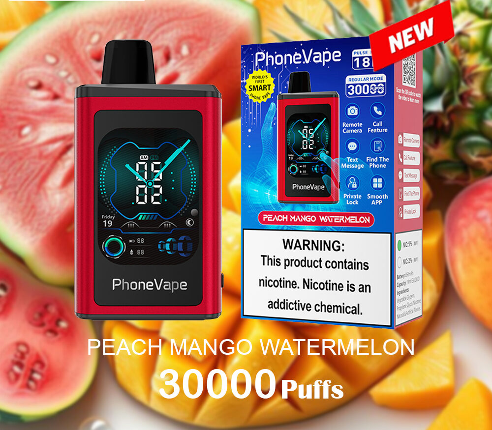 JNR PhoneVape PEACH MANGO WATERMELON - 30000 PUFFS — Buy Online Australia | Buy Vape Online