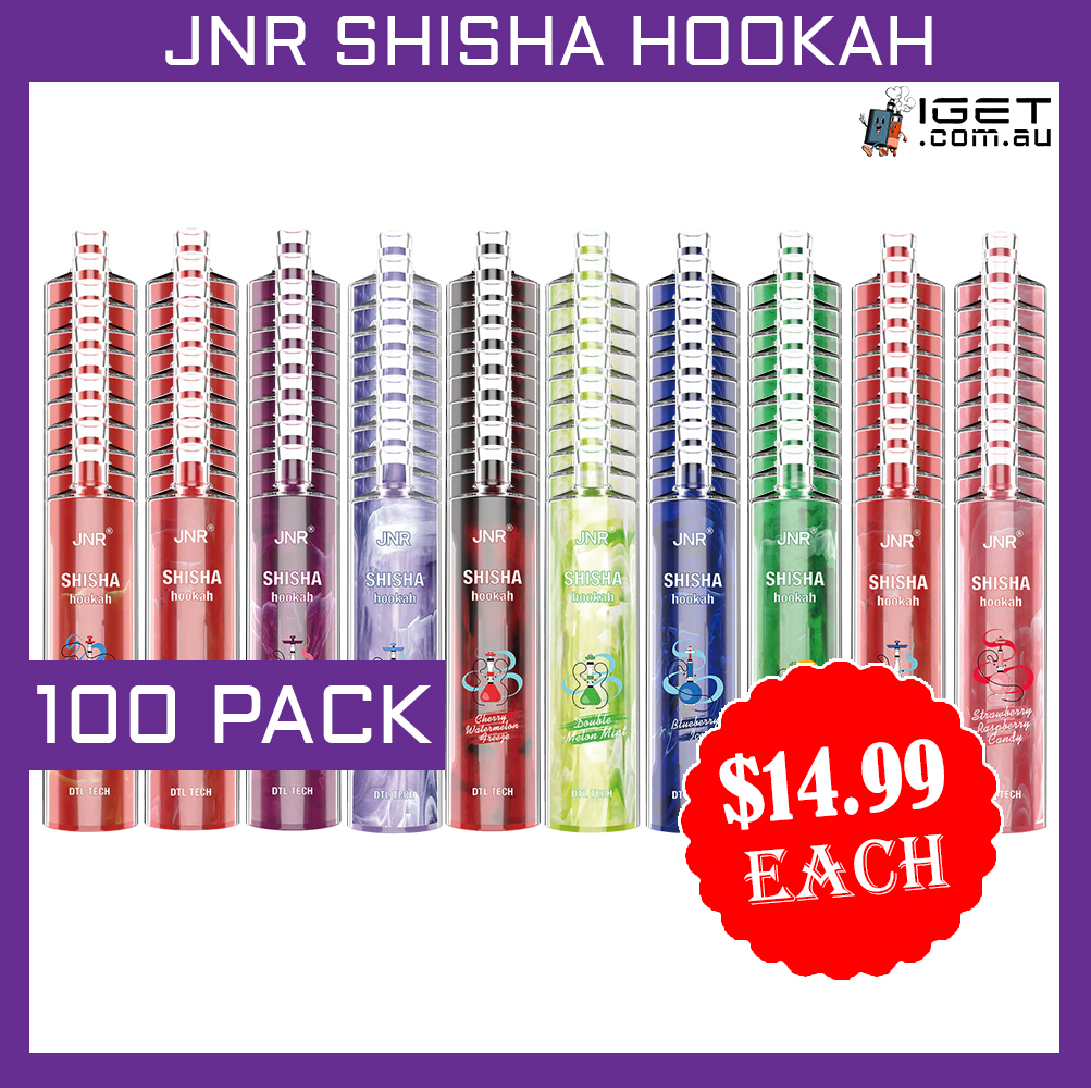 JNR SHISHA HOOKAH 12000 PUFFS - 100 PACK — Buy Online Australia | Buy Vape Online