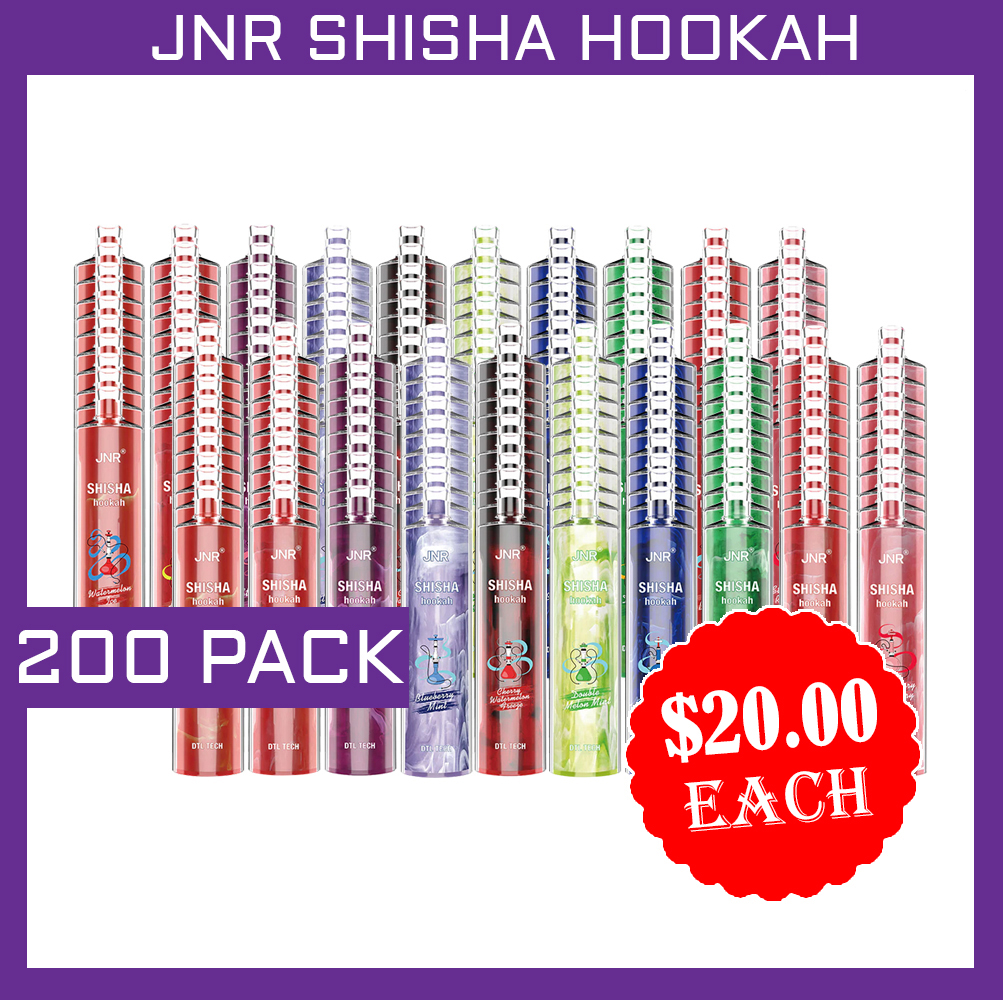 JNR SHISHA HOOKAH - 12000 PUFFS - 200 PACK — Buy Online Australia | Buy Vape Online
