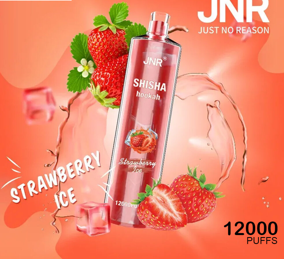 JNR SHISHA HOOKAH - STRAWBERRY ICE - 12000 PUFFS — Buy Online Australia | Buy Vape Online
