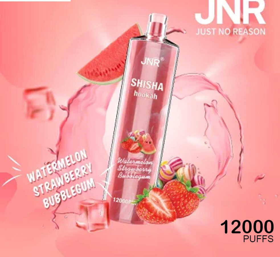 JNR SHISHA HOOKAH - WATERMELON STRAWBERRY BUBBLEGUM - 12000 PUFFS — Buy Online Australia | Buy Vape Online