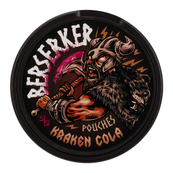 Kraken Kola BERSERKER Caffeine Pouches — Buy Online Australia | Buy Vape Online