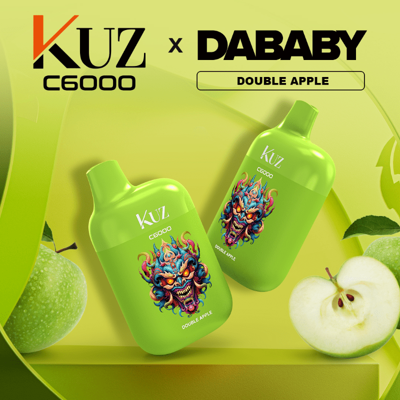 KUZ DOUBLE APPLE - 6000 PUFFS — Buy Online Australia | Buy Vape Online