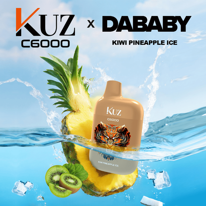 KUZ KIWI PINEAPPLE ICE - 6000 PUFFS — Buy Online Australia | Buy Vape Online