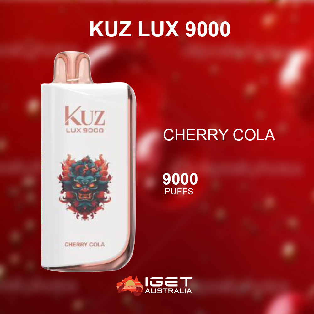 KUZ LUX CHERRY COLA - 9000 PUFFS — Buy Online Australia | Buy Vape Online
