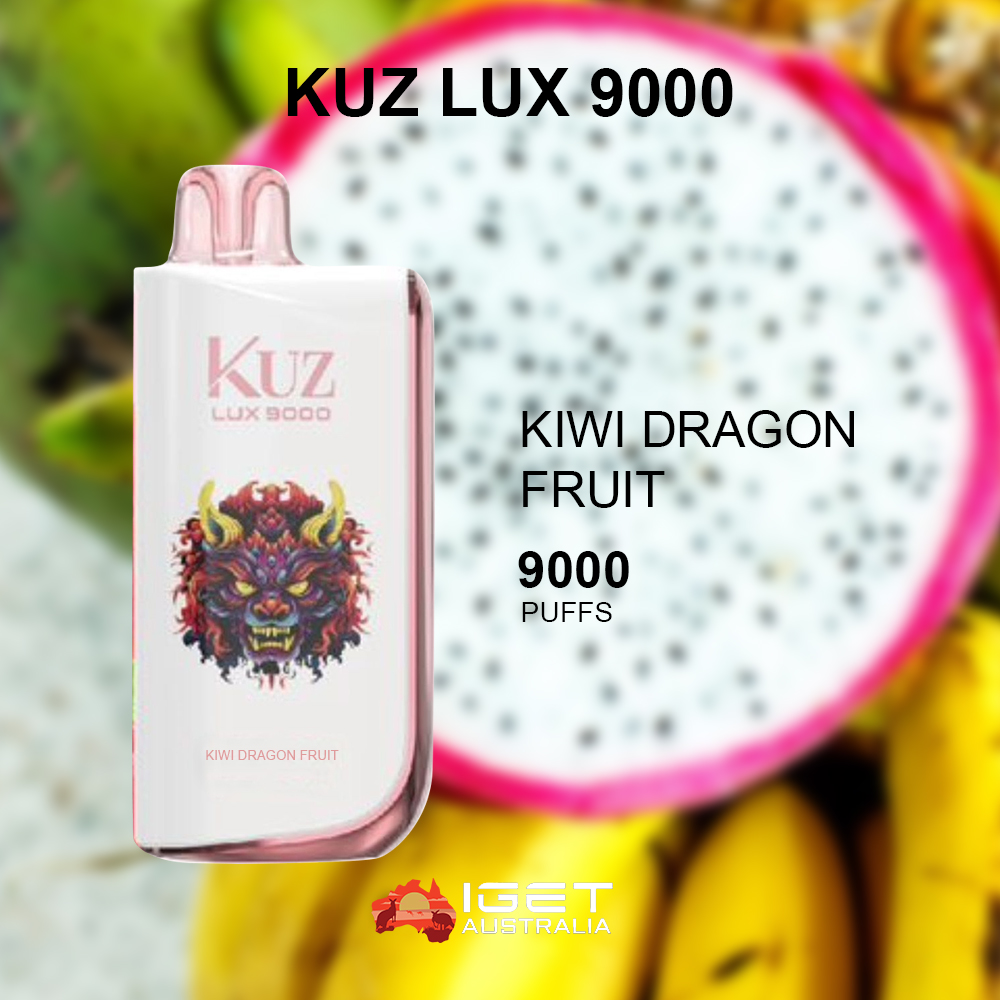 KUZ LUX KIWI DRAGON FRUIT - 9000 PUFFS — Buy Online Australia | Buy Vape Online