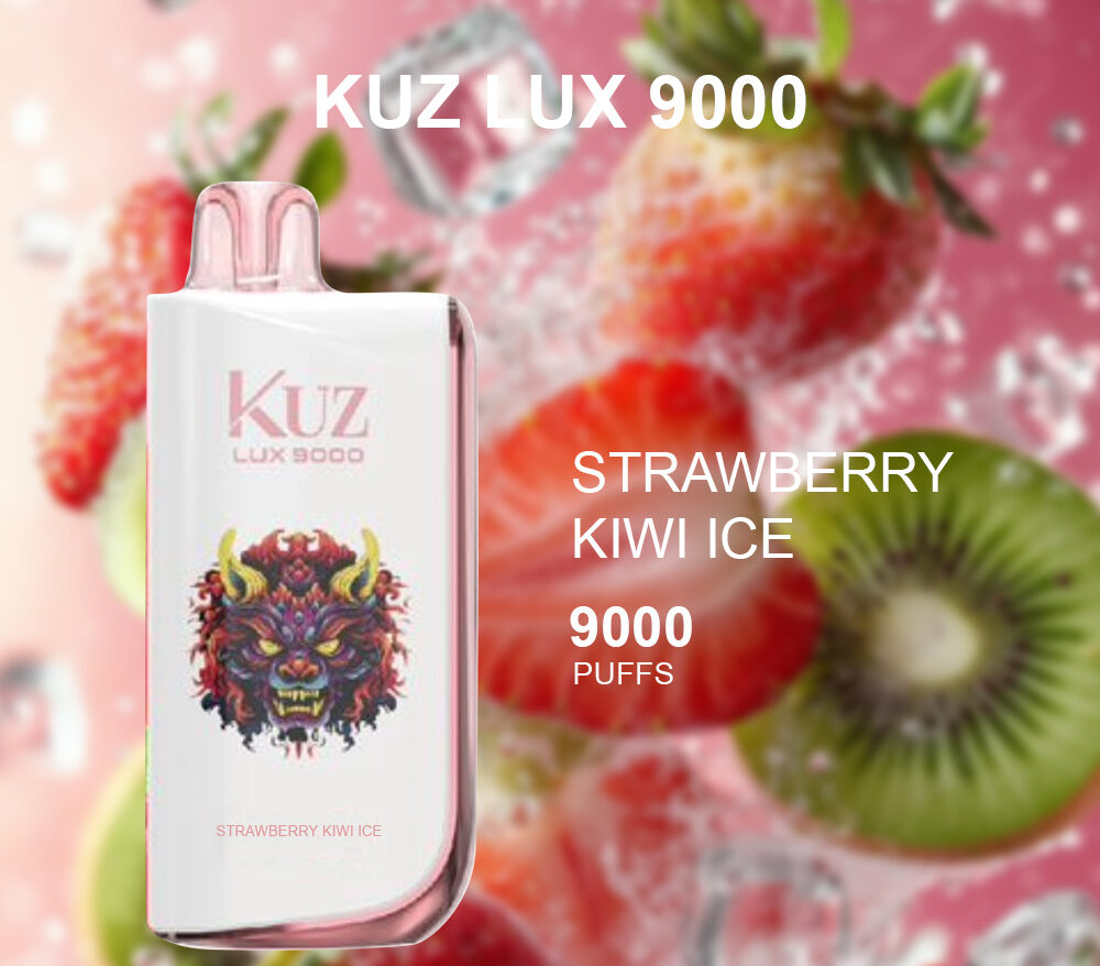 KUZ LUX STRAWBERRY KIWI ICE - 9000 PUFFS — Buy Online Australia | Buy Vape Online