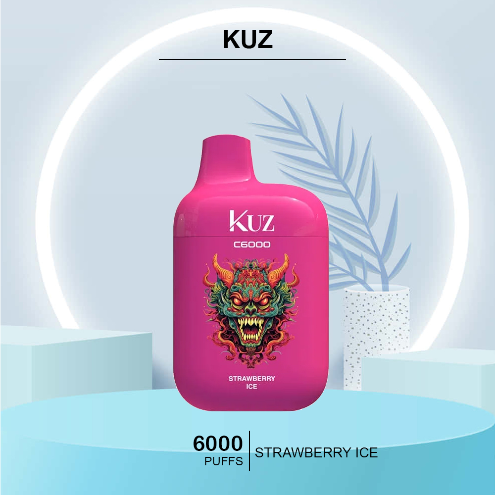 KUZ - STRAWBERRY ICE - 6000 PUFFS — Buy Online Australia | Buy Vape Online