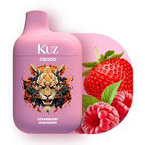 KUZ STRAWBERRY RASPBERRY - 6000 PUFFS — Buy Online Australia | Buy Vape Online