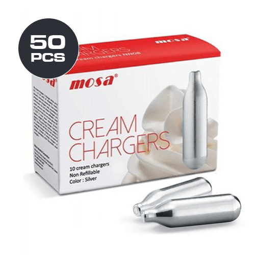 MOSA CREAM CHARGERS N2O - 50 PACK — Buy Online Australia | Buy Vape Online