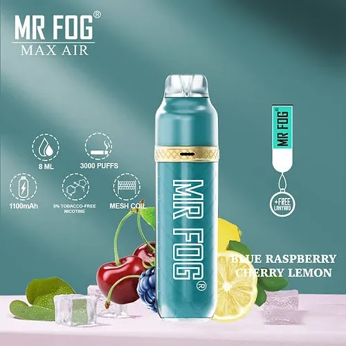 MR FOG BLUEBERRY RASPBERRY CHERRY LEMON - 3600 PUFFS — Buy Online Australia | Buy Vape Online