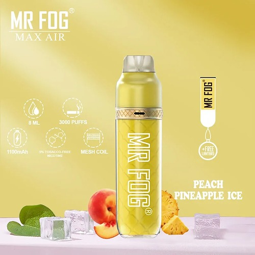 MR FOG PEACH PINEAPPLE ICE - 3600 PUFFS — Buy Online Australia | Buy Vape Online