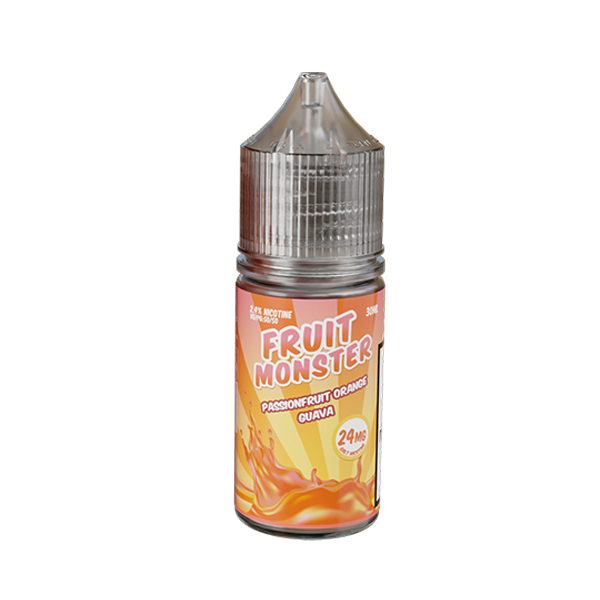 Passionfruit Orange Guava Fruit Monster Salt by Monster Labs — Buy Online Australia | Buy Vape Online