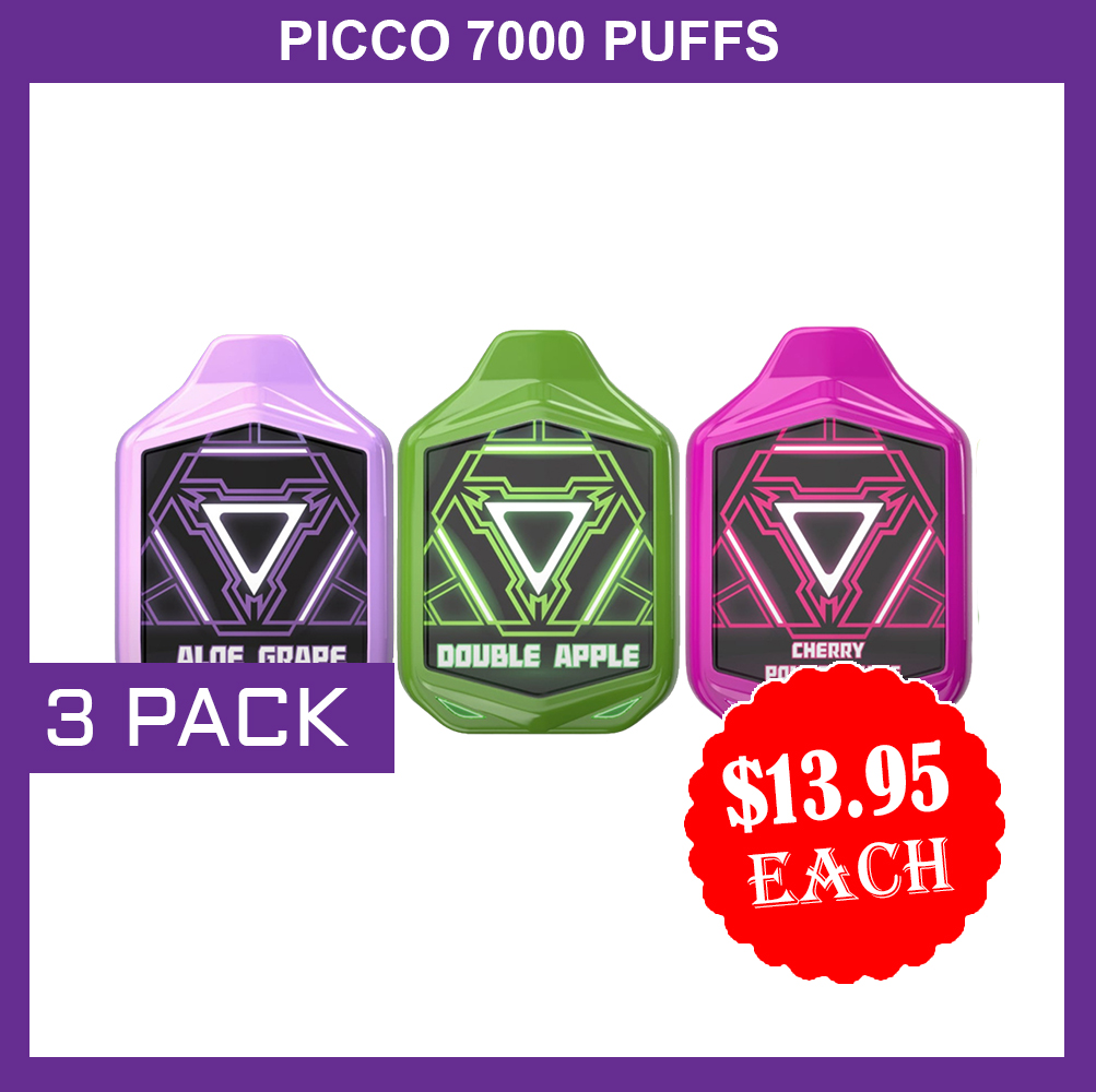 PICCO 7000 PUFFS - 3 PACK — Buy Online Australia | Buy Vape Online