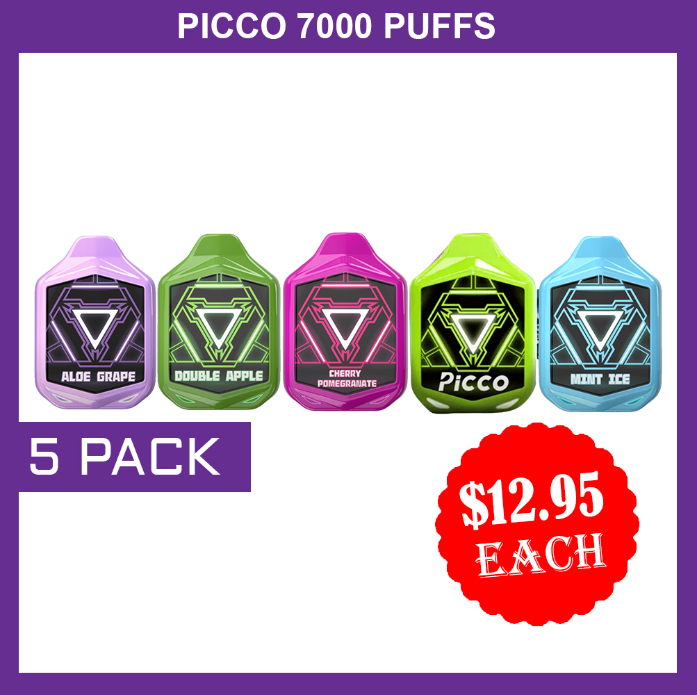 PICCO 7000 PUFFS - 5 PACK — Buy Online Australia | Buy Vape Online