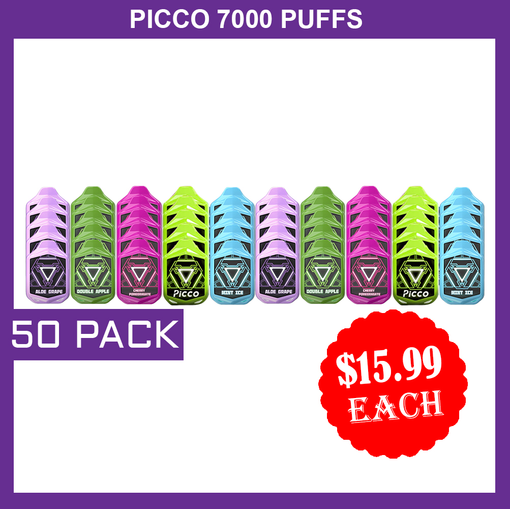 PICCO 7000 PUFFS - 50 PACK — Buy Online Australia | Buy Vape Online