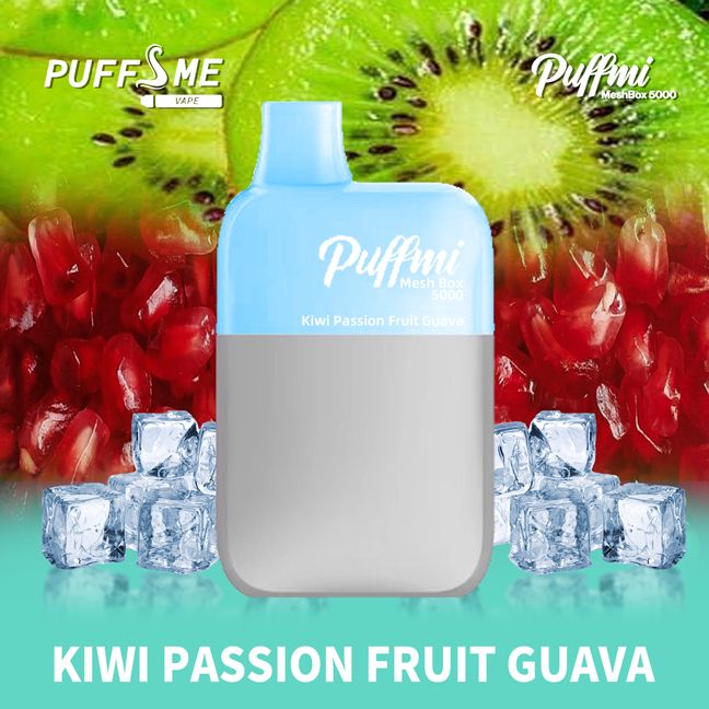 PUFFMI KIWI PASSION FRUIT GUAVA - 5000 PUFFS — Buy Online Australia | Buy Vape Online