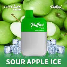 PUFFMI SOUR APPLE ICE - 5000 PUFFS — Buy Online Australia | Buy Vape Online