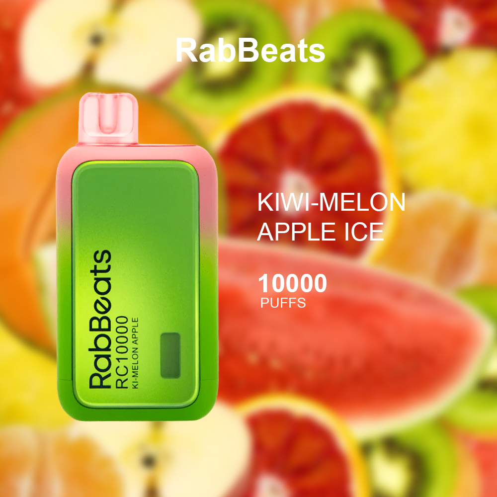 RABBEATS BAR KIWI - MELON APPLE - 10000 PUFFS — Buy Online Australia | Buy Vape Online
