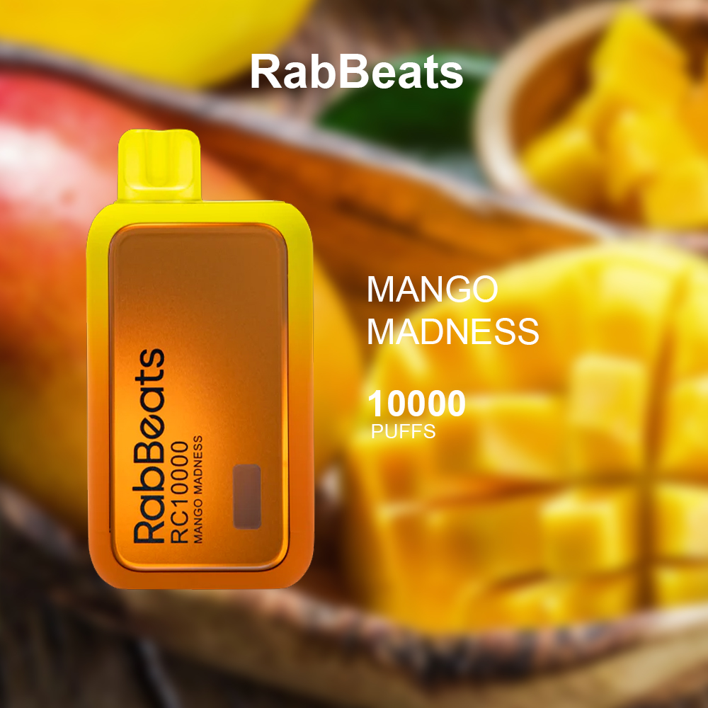 RABBEATS BAR MANGO MADNESS - 10000 PUFFS — Buy Online Australia | Buy Vape Online