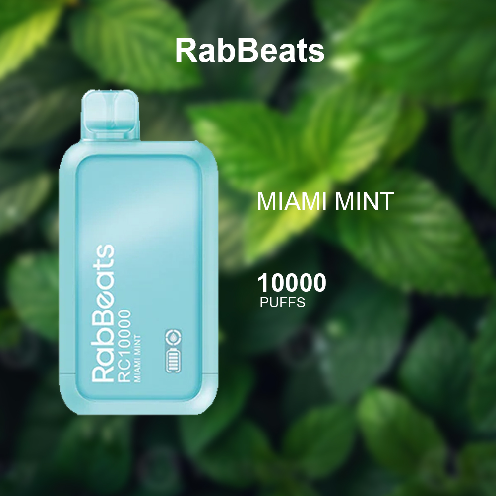 RABBEATS BAR MIAMI MINT - 10000 PUFFS — Buy Online Australia | Buy Vape Online