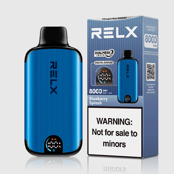 RELX MagicGo 8000 Puffs Blueberry Splash — Buy Online Australia | Buy Vape Online