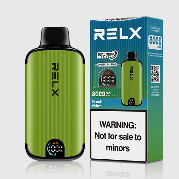 RELX MagicGo 8000 Puffs Fresh Mint — Buy Online Australia | Buy Vape Online