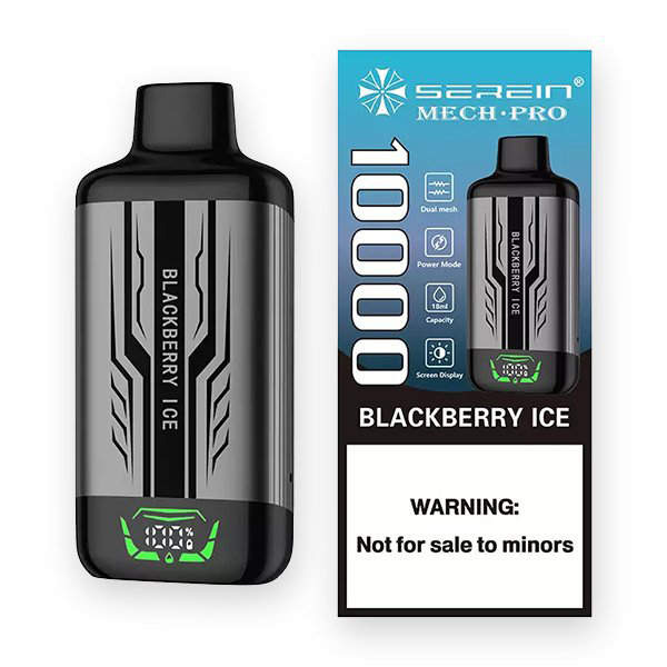 SEREIN MECH - PRO 10000 Puffs Blackberry Ice — Buy Online Australia | Buy Vape Online