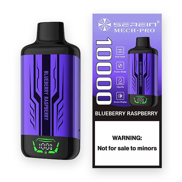 SEREIN MECH - PRO 10000 Puffs Blueberry Raspberry — Buy Online Australia | Buy Vape Online