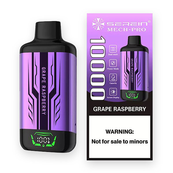 SEREIN MECH - PRO 10000 Puffs Grape Raspberry — Buy Online Australia | Buy Vape Online