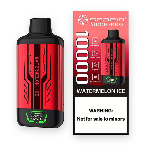SEREIN MECH - PRO 10000 Puffs Watermelon Ice — Buy Online Australia | Buy Vape Online