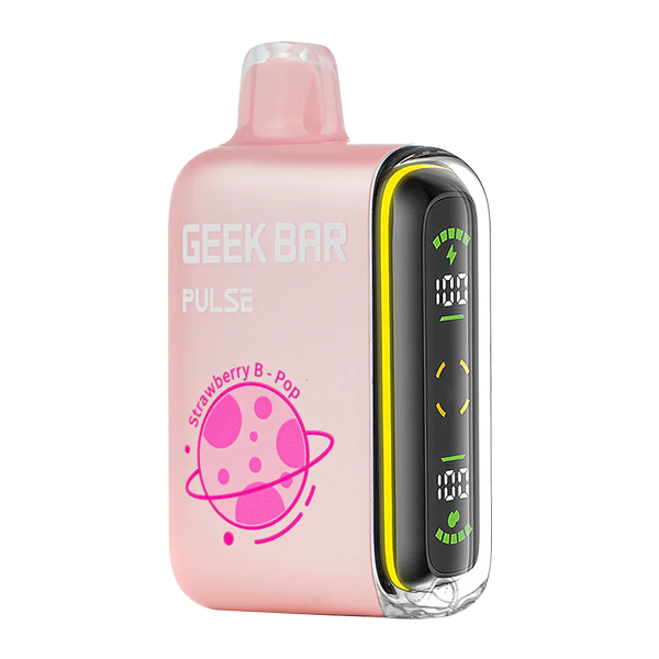 Strawberry B - Pop Geek Bar Pulse (Nicotine - Free) — Buy Online Australia | Buy Vape Online