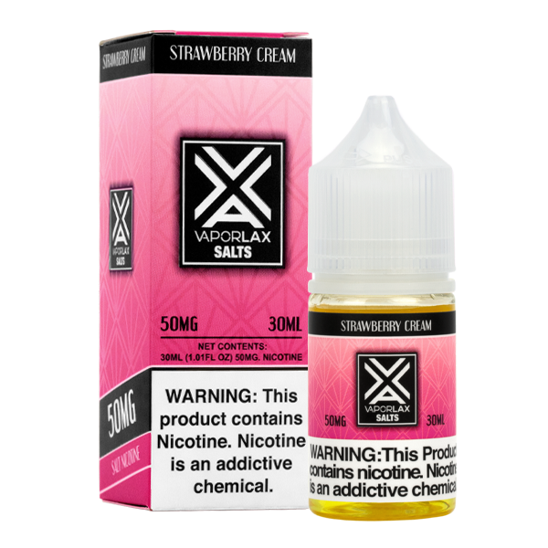 Strawberry Cream VaporLax Salt — Buy Online Australia | Buy Vape Online