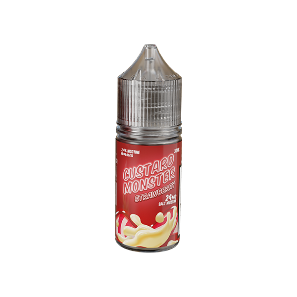 Strawberry Custard Monster Salt by Monster Labs — Buy Online Australia | Buy Vape Online