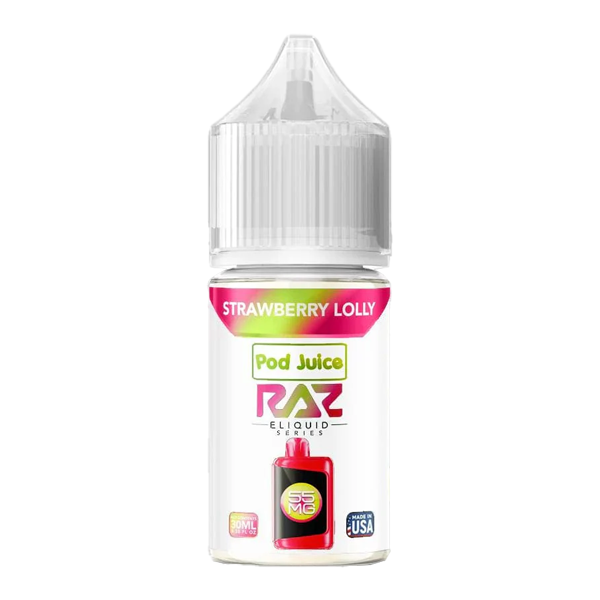 Strawberry Lolly RAZ X Pod Juice — Buy Online Australia | Buy Vape Online