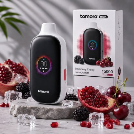 TOMORO MAX 15K - BLACKBERRY CHERRY POMEGRANATE - 15000 PUFFS — Buy Online Australia | Buy Vape Online