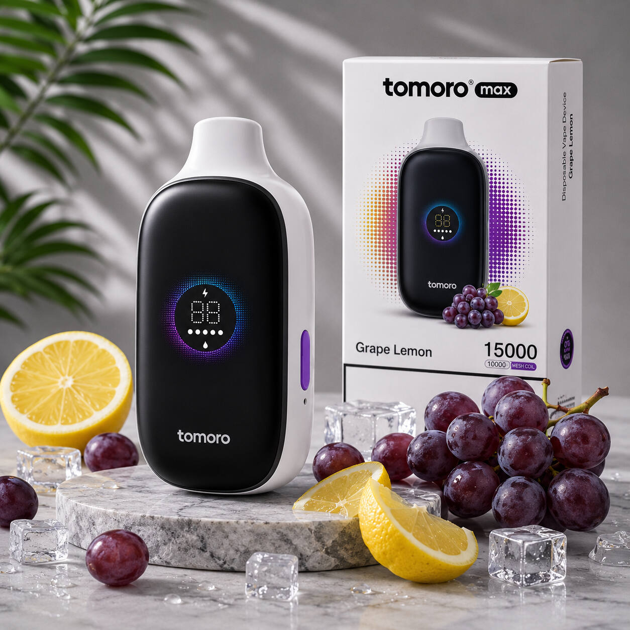 TOMORO MAX 15K - GRAPE LEMON - 15000 PUFFS — Buy Online Australia | Buy Vape Online