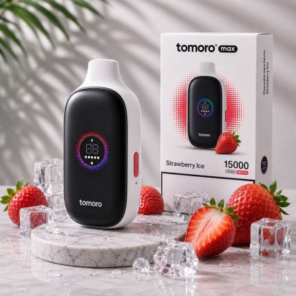 TOMORO MAX 15K - STRAWBERRY ICE - 15000 PUFFS — Buy Online Australia | Buy Vape Online