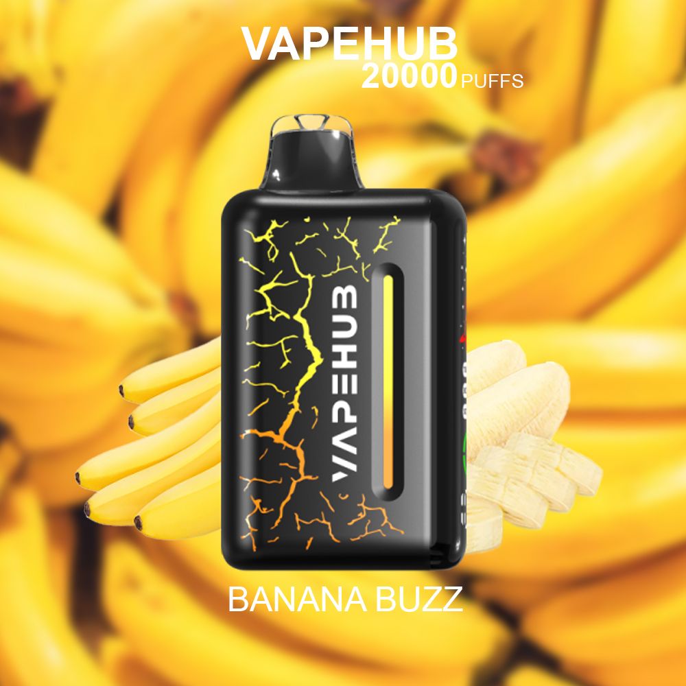VAPEHUB BANANA BUZZ - 20000 PUFFS — Buy Online Australia | Buy Vape Online