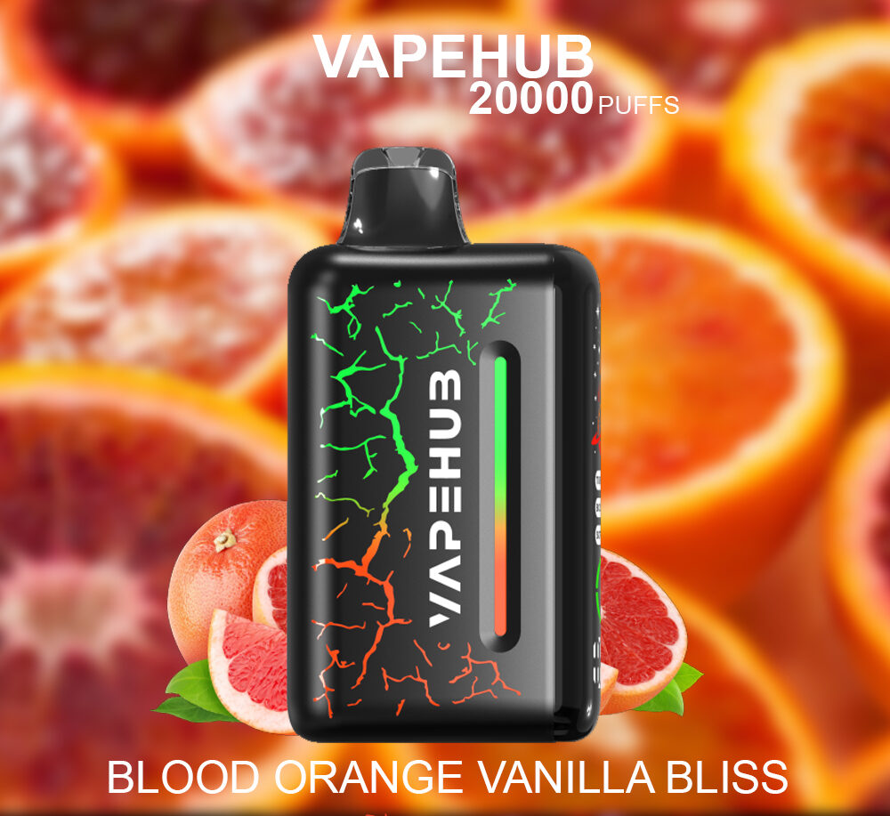 VAPEHUB BLOOD ORANGE VANILLA BLISS - 20000 PUFFS — Buy Online Australia | Buy Vape Online