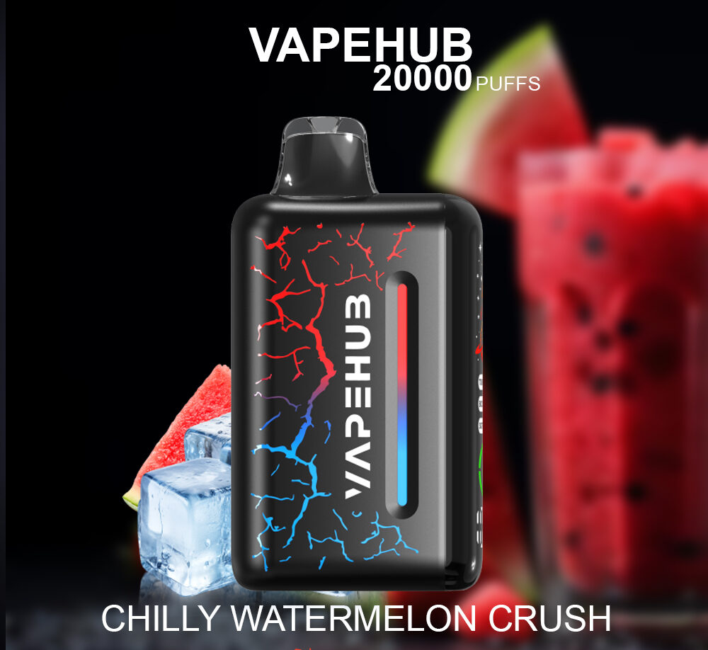 VAPEHUB CHILLY WATERMELON CRUSH - 20000 PUFFS — Buy Online Australia | Buy Vape Online