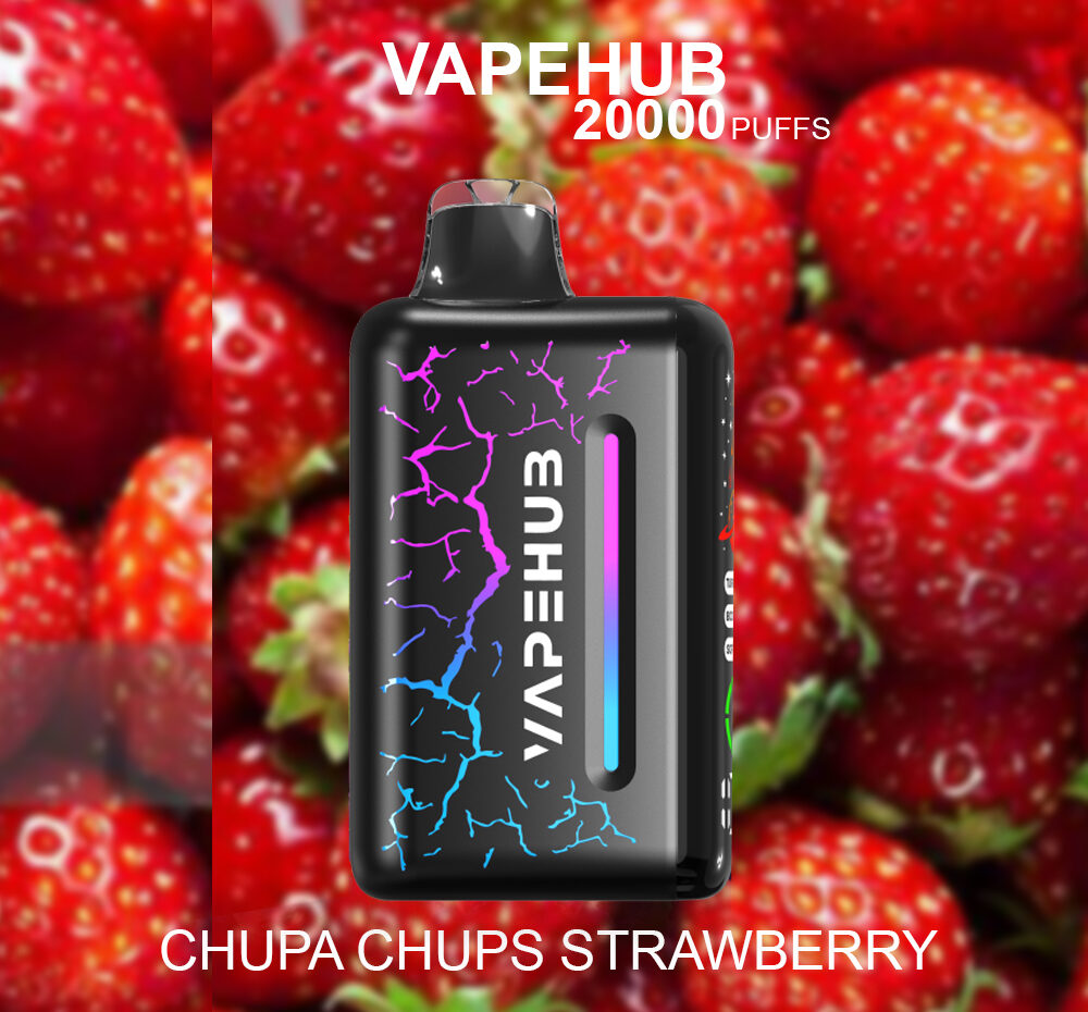 VAPEHUB CHUPA CHUPS STRAWBERRY - 20000 PUFFS — Buy Online Australia | Buy Vape Online