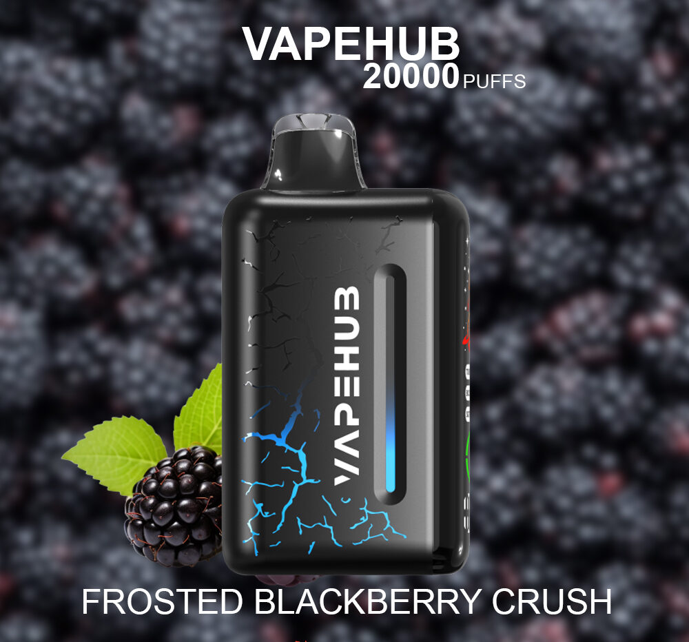 VAPEHUB FROSTED BLACKBERRY CRUSH - 20000 PUFFS — Buy Online Australia | Buy Vape Online