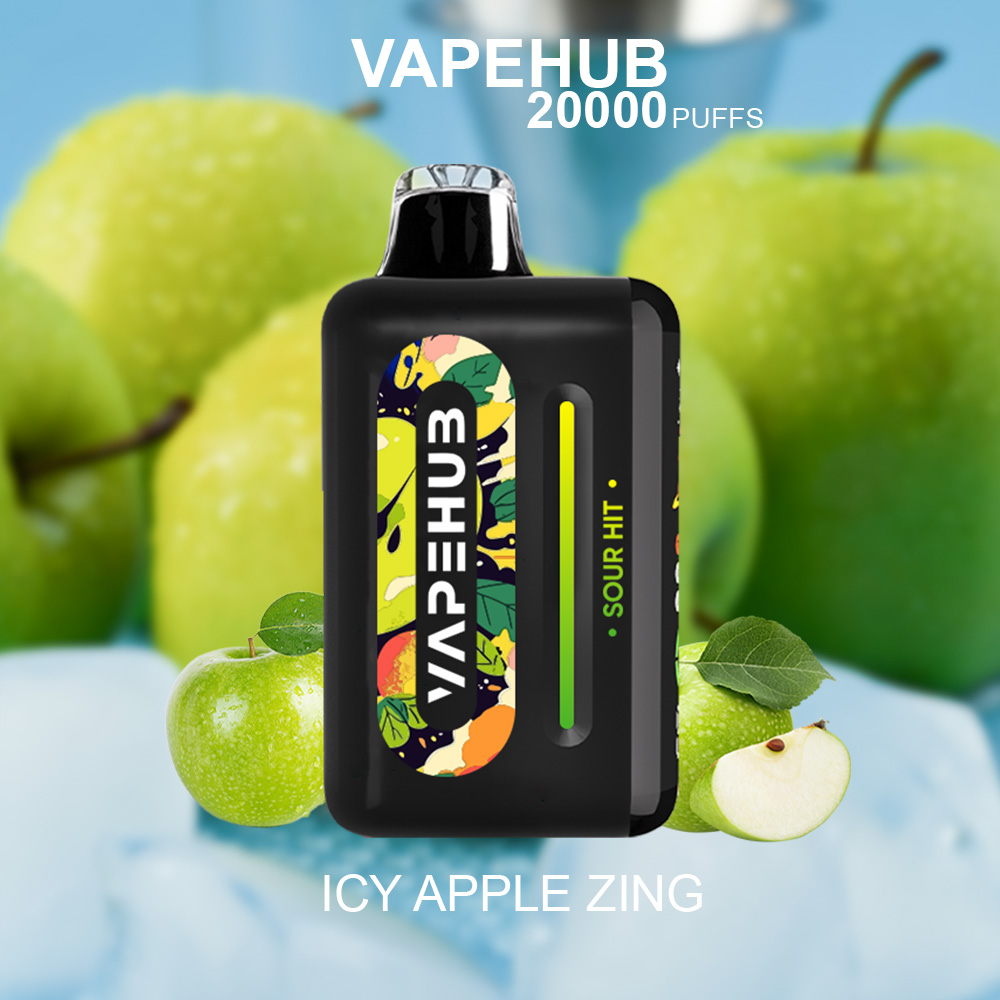 VAPEHUB ICY APPLE ZING - 20000 PUFFS — Buy Online Australia | Buy Vape Online