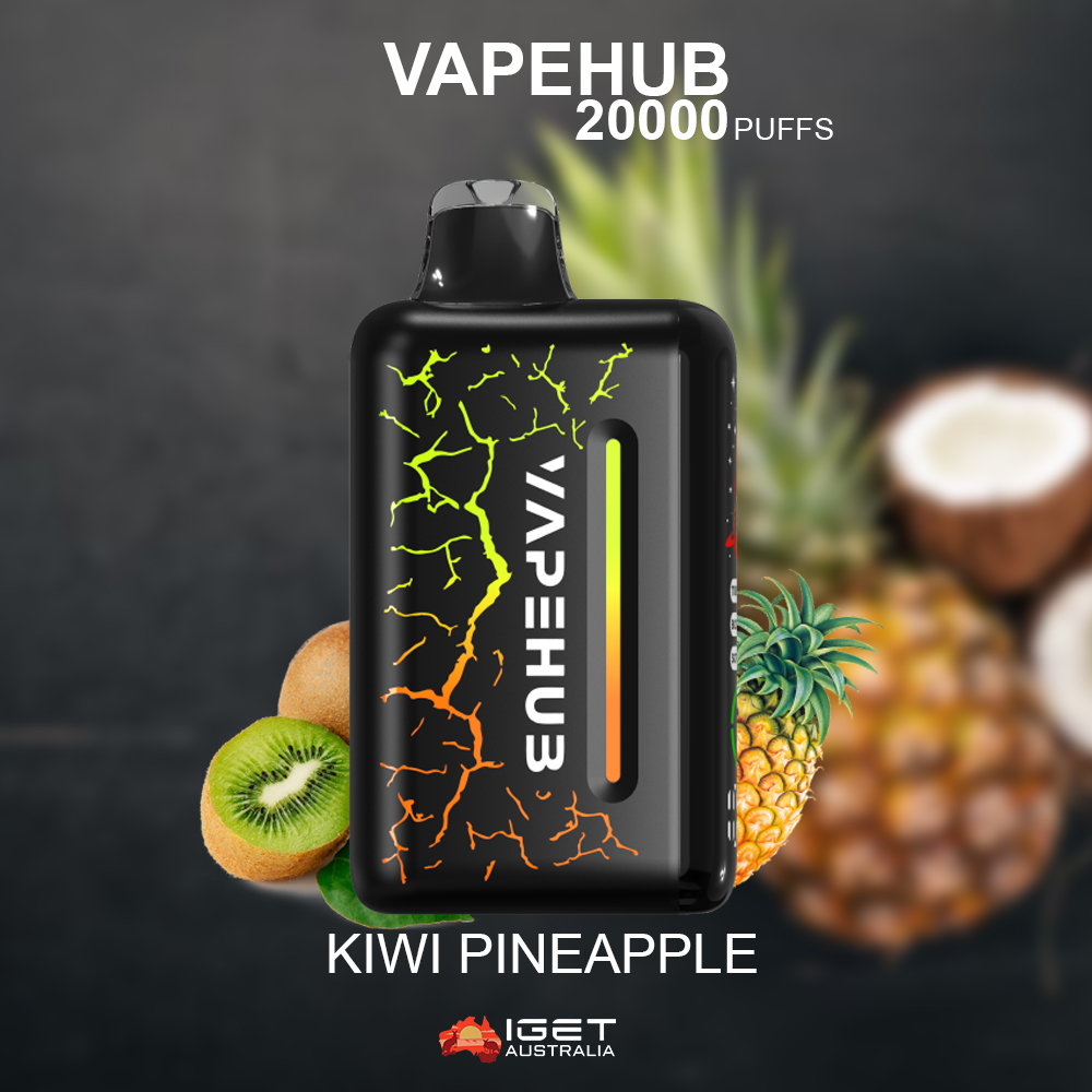 VAPEHUB KIWI PINEAPPLE - 20000 PUFFS — Buy Online Australia | Buy Vape Online