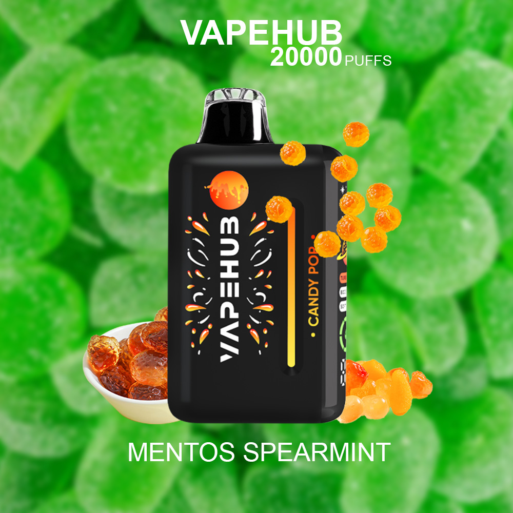 VAPEHUB MENTOS SPEARMINT - 20000 PUFFS — Buy Online Australia | Buy Vape Online